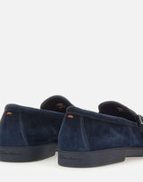 Mocassini  "Pura" in pelle scamosciata MGAR19006OOTSEAA U60 SANTONI 