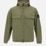 Giacca in twill di cotone stretch 4100077S0A10 V005G STONE ISLAND 