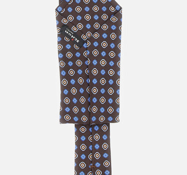 Cravatta in seta con micromotivo UCRVKRC01M3407 001 KITON 