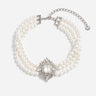 "Crystal Pearl Choker" 623NP PEARL SELF-PORTRAIT 
