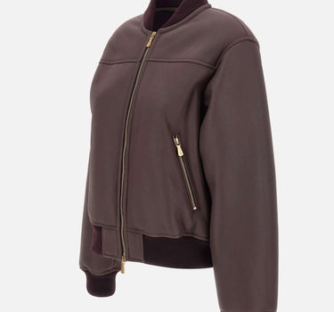 Bomber in pelle L85GBTK02 SHY0L006167 ELEVENTY 