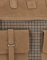 Borsa in pelle scamosciata e tessuto N77BORN06 PEL0N030040422 ELEVENTY 