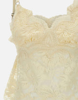 "Tank top in lace" 25PJT0043PA0170 P105 RABANNE 