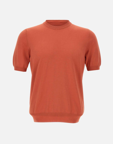 Maglia in cotone a maniche corte 57136 21810358 GRAN SASSO 