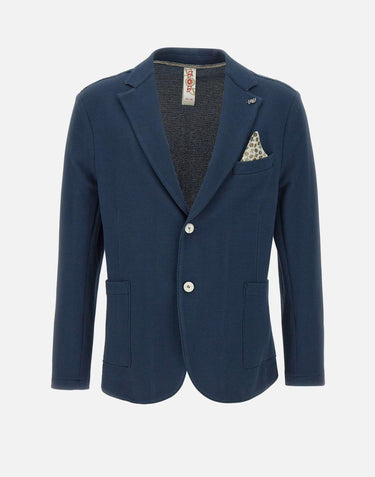 Blazer "Mick480" in cotone MICK480M T480BLU BOB 