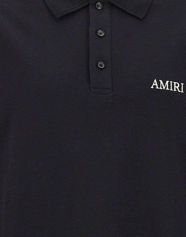 Polo over con logo ricamato AM326JR018 0002 AMIRI 