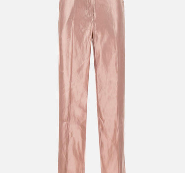 Pantaloni  "Sally" in lino e seta<BR/> SALLY PETAL LOULOU DE SAISON 