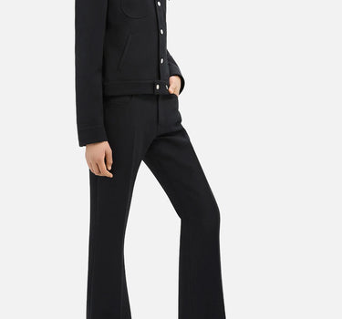 "Signature 70's Bootcut Pants" VESCPA021PL0007 BLACK COURREGES 