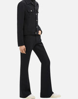 "Signature 70's Bootcut Pants" VESCPA021PL0007 BLACK COURREGES 