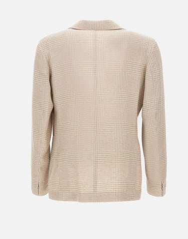 Blazer in misto lino e lana M75GIAC12 TES0M00302 ELEVENTY 