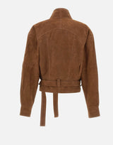Giacca bomber in pelle scamosciata 115714 249 ROTATE BIRGER CHRISTENSEN 