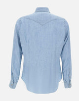 Camicia in misto lyocell M75CAMK02 TES0M14608 ELEVENTY 