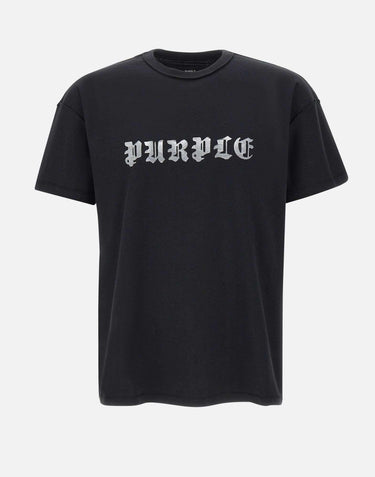 "Inside out tee beauty t-shirt" P101 TBTP425BLACK PURPLE BRAND 
