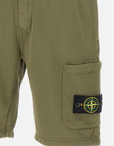 Bermuda in felpa di cotone biologico 6200011S0051 V005G STONE ISLAND 