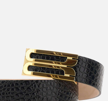 "Frame Belt Jumbo" 1324ABL005785A BLACK VICTORIA BECKHAM 