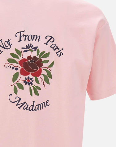 T-shirt "Slogan rose" TS210 CO002LPI DROLE DE MONSIEUR 