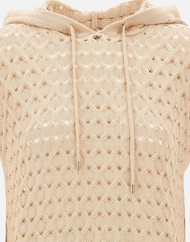 Maglia smanicata con cappuccio 171688 052 KANGRA 