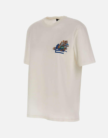 T-shirt con ricamo e Pegaso WRMA0005 AR477W4567 ETRO 
