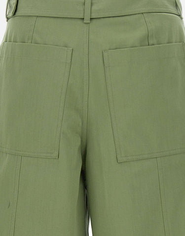 "Belted cargo short" OM01405WW9026 0077 MAISON KITSUNE' 