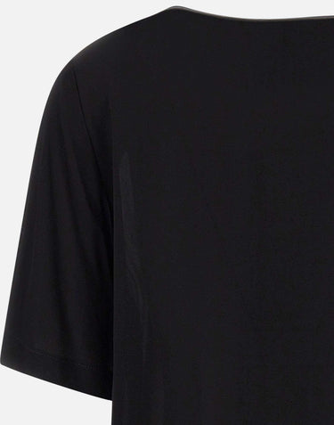 Blusa con profilo in raso SP1OR011 0001 KAOS 