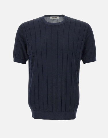 T-shirt in cotone e viscosa 102421 043 KANGRA 