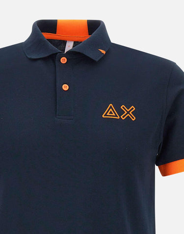 "Polo logo fluo" A35122 07 SUN68 