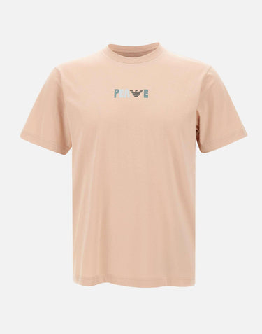 T-shirt "Shitake flower peace" in cotone EM001717 AF14836F4033 EMPORIO ARMANI 