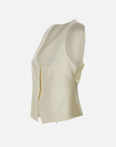 Gilet con cut-out sul retro 50557450 118 BOSS 