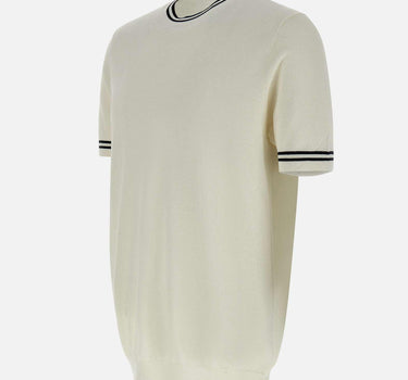 T-shirt in seta e cotone DK87052 NATURALE DIKTAT 