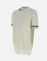 T-shirt in seta e cotone DK87052 NATURALE DIKTAT 