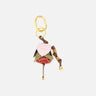 Portachiavi "Straw Flower" PCSTRAWFLOWER01 CUOIOMIX GIANNI CHIARINI 