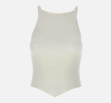 "Signature point rib knit" VESMTO042FI0001 0001 COURREGES 