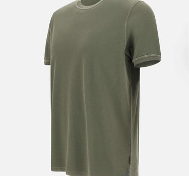 T-shirt "Disk" in cotone DISKR00460 MILITARE BOB 