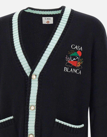 Cardigan "Casa mountain temple" MPF25KW1001 01 CASABLANCA 