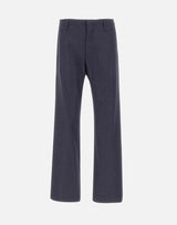 Pantaloni in lana con orli sfrangiati SH0KA0075 M35466524M MM6 MAISON MARGIELA 