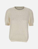 Maglia a maniche corte con paillettes 13231 32430004 GRAN SASSO 