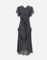 Abito in seta "Evie" 0100000922506493 NAVY RIXO 