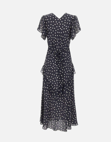 Abito in seta "Evie" 0100000922506493 NAVY RIXO 