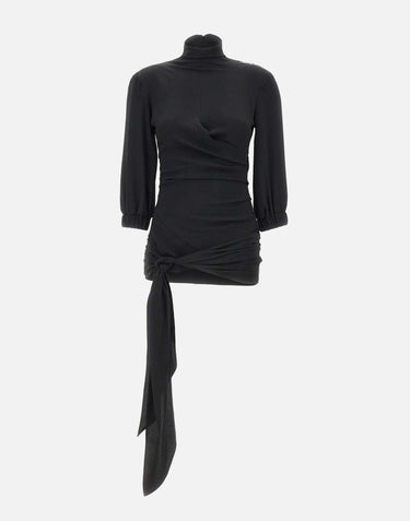 Blusa arricciata con fiocco 260WCI00030 AAS001AA100 THE ATTICO 