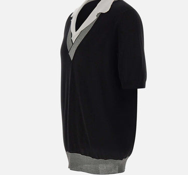 Polo con scollo a V 57145 20652099 GRAN SASSO 