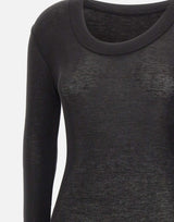 "Circle Neck Bodysuit" ESSS26BO01241 0015 ENTIRE STUDIOS 