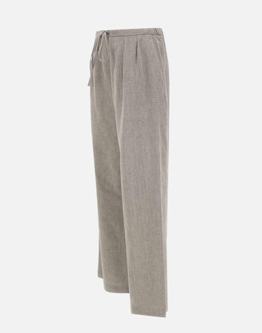 Pantalone "Clark" CLARK GREY LOULOU DE SAISON 