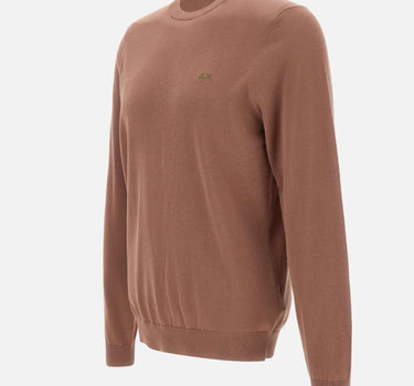 "Sweater elbow contrast color" K35110 08 SUN68 