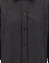 Camicia in lana vergine 1326WSH007474F DKGREY VICTORIA BECKHAM 