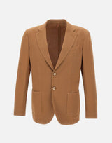 Blazer in cotone e lino DS3177 53C SANTANIELLO 