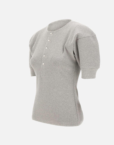 "Grey Marl sweater" 1425JTP006684A GREY VICTORIA BECKHAM 