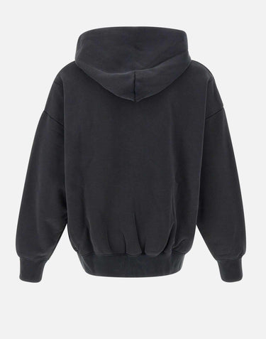 Felpa "Hvy fleece hoodie" P460 BFWB724BLACK PURPLE BRAND 