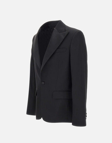 Blazer "Tuxedo" in fresco lana GMP01671 P000096590100 GOLDEN GOOSE 