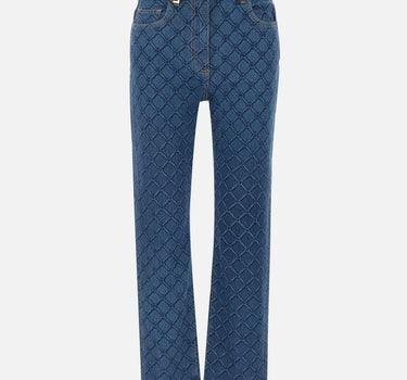 Jeans con losanghe all-over PJ95N51E2 139 ELISABETTA FRANCHI 