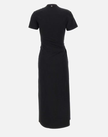 "Pierced and plain long dress" 25PJRO062CO0555 P001 RABANNE 